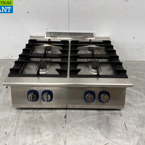 Acier inoxydable Electrolux Surface cooker 4 brûleurs 80 cm GAS Catering
