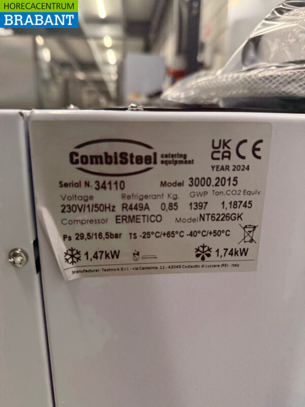 Combisteel Unité de réfrigération Insert Unité murale monobloc 16.1 m3 230V Horeca – Image 5