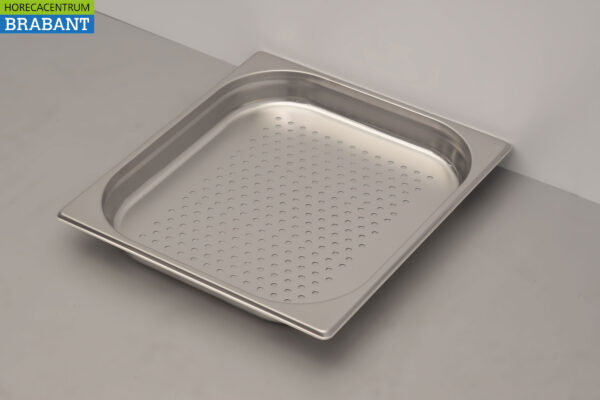 Bac Gastronorm perforé en acier inoxydable Bac GN Bac 2/3 GN Profondeur 40 mm Horeca – Image 2