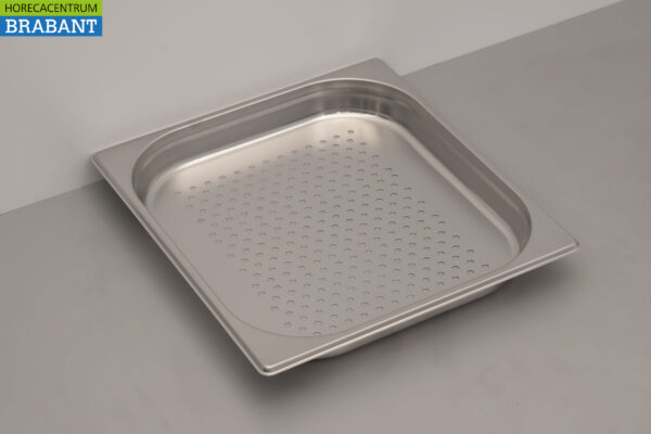 Bac Gastronorm perforé en acier inoxydable Bac GN Bac 2/3 GN Profondeur 40 mm Horeca – Image 3