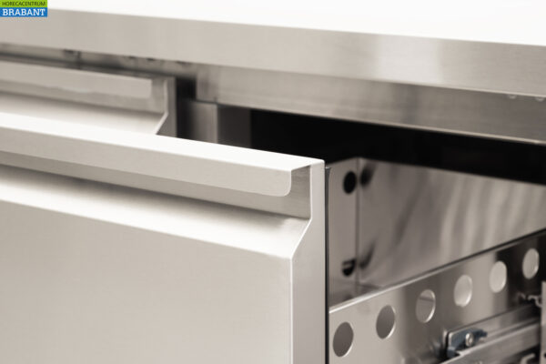 Établi réfrigéré HCB en acier inoxydable 6 tiroirs 179,5 cm 230V Horeca – Image 6