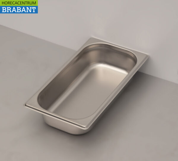 HCB acier inoxydable Gastronorm Bac GN 1/3 Profondeur 65 mm Horeca – Image 2