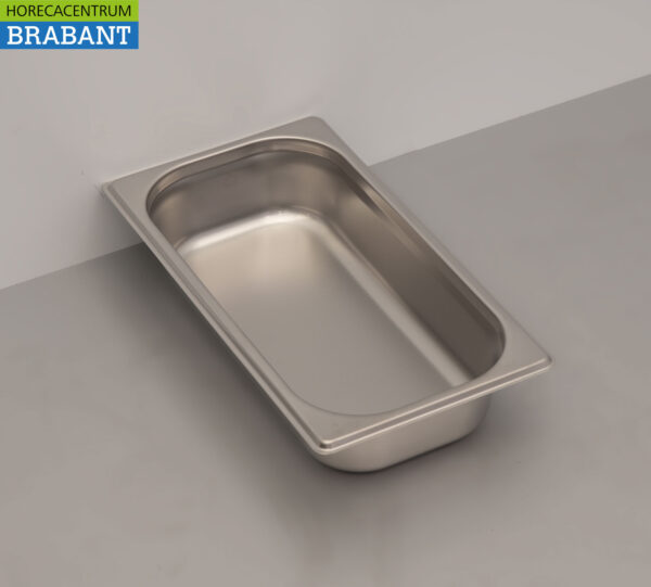 HCB acier inoxydable Gastronorm Bac GN 1/3 Profondeur 65 mm Horeca – Image 3