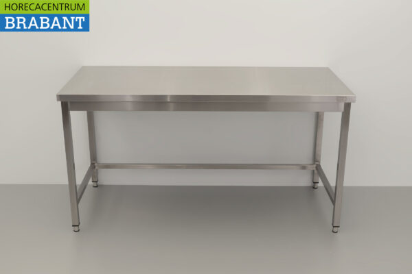 Table de travail en acier inoxydable Basic-line 160 x 70 x 85 cm Restauration