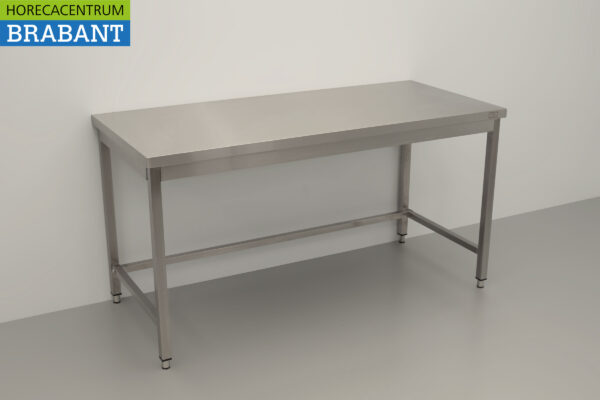 Table de travail en acier inoxydable Basic-line 160 x 70 x 85 cm Restauration – Image 3