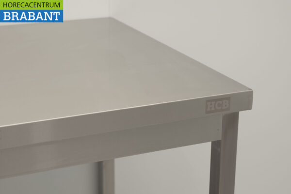 Table de travail en acier inoxydable Basic-line 160 x 70 x 85 cm Restauration – Image 4