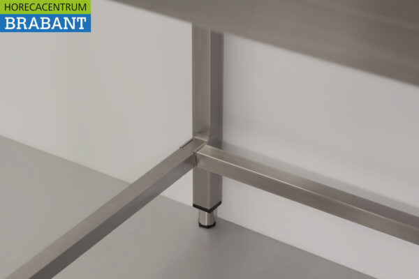 Table de travail en acier inoxydable Basic-line 160 x 70 x 85 cm Restauration – Image 5