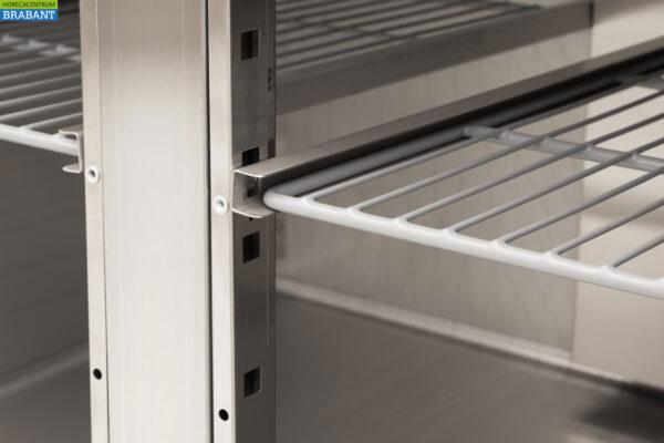 Banc de congélation en acier inoxydable 3 portes 1/1 gastronorm 179,5 cm Restauration – Image 8