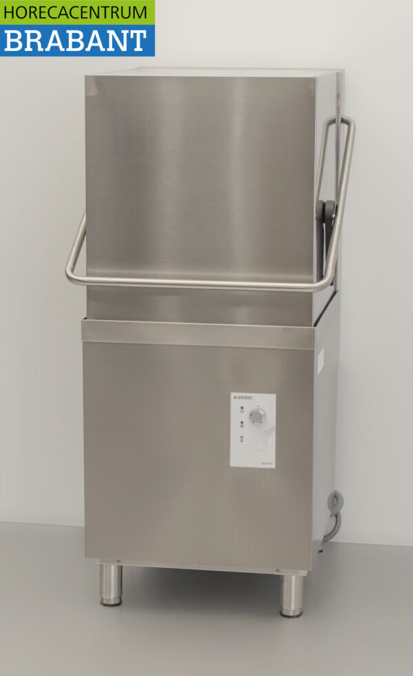 Lave-vaisselle à passage Asber Basic-line en acier inoxydable avec pompe de vidange et pompes à savon 400V Horeca – Image 2