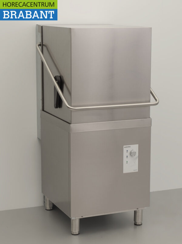 Lave-vaisselle à passage Asber Basic-line en acier inoxydable avec pompe de vidange et pompes à savon 400V Horeca – Image 3