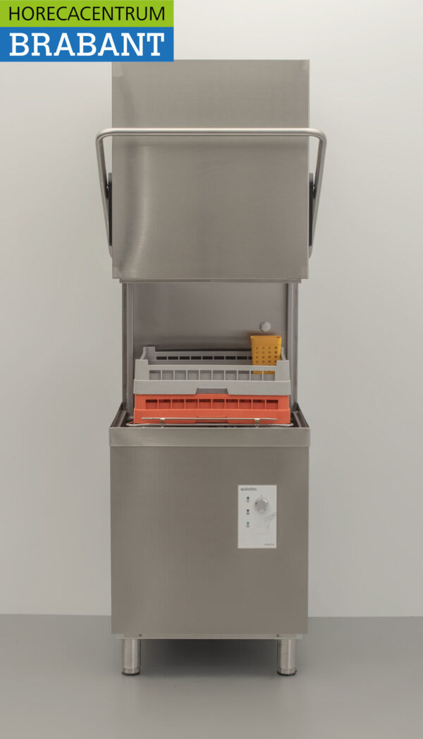 Lave-vaisselle à passage Asber Basic-line en acier inoxydable avec pompe de vidange et pompes à savon 400V Horeca – Image 4