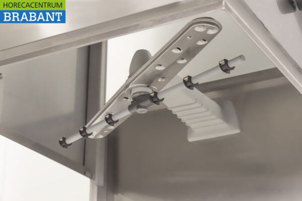 Lave-vaisselle à passage Asber Basic-line en acier inoxydable avec pompe de vidange et pompes à savon 400V Horeca – Image 7