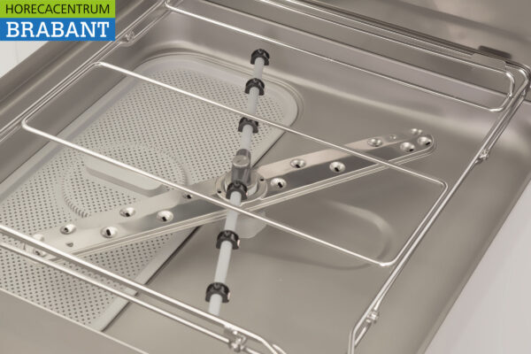 Lave-vaisselle à passage Asber Basic-line en acier inoxydable avec pompe de vidange et pompes à savon 400V Horeca – Image 8
