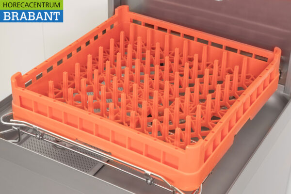 Lave-vaisselle à passage Asber Basic-line en acier inoxydable avec pompe de vidange et pompes à savon 400V Horeca – Image 9
