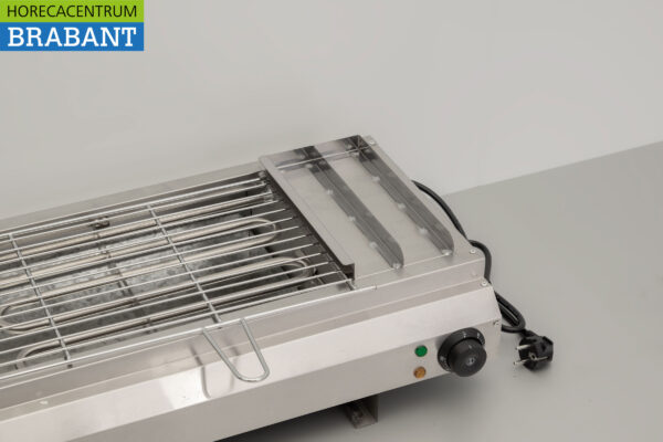 Acier inoxydable Gril Sategrill Gril barbecue Gril à eau 110 cm 2 x 230V Horeca – Image 4