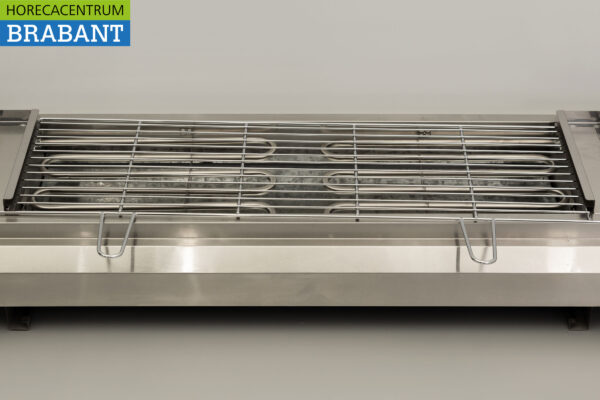 Acier inoxydable Gril Sategrill Gril barbecue Gril à eau 110 cm 2 x 230V Horeca – Image 5