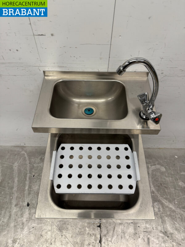 Évier double en acier inoxydable Évier combi Robinet 50 cm Traiteur – Image 4
