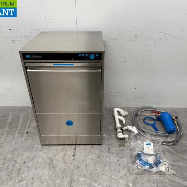 Lave-vaisselle Meiko Upster en acier inoxydable avec pompe de vidange 400V Horeca