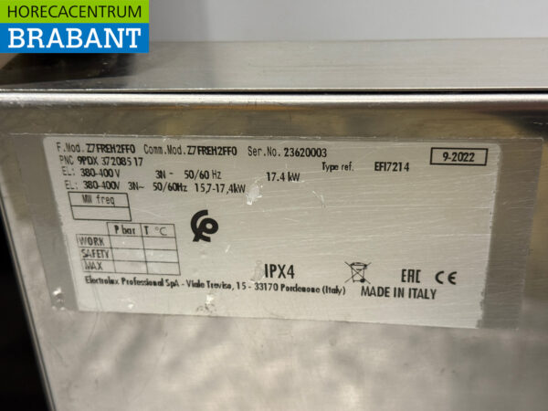 Friteuse double Zanussi en acier inoxydable 2 x 15 litres 400V Bj. 2022 Restauration – Image 6