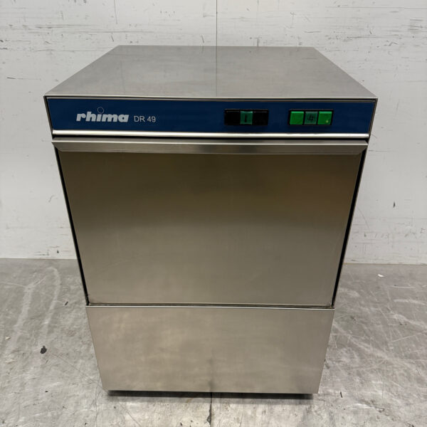 Lave-vaisselle Rhima DR49 en acier inoxydable 230V Restauration