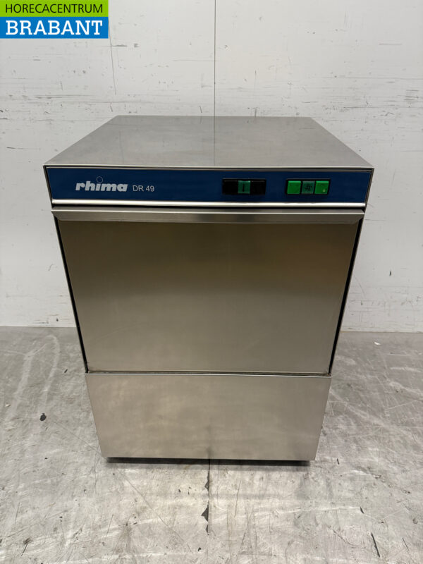 Lave-vaisselle Rhima DR49 en acier inoxydable 230V Restauration