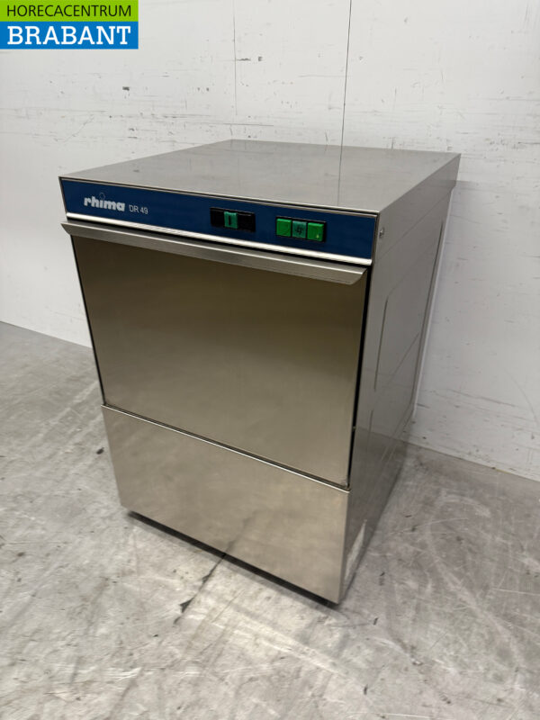 Lave-vaisselle Rhima DR49 en acier inoxydable 230V Restauration – Image 2