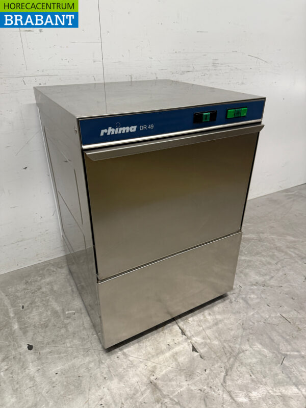 Lave-vaisselle Rhima DR49 en acier inoxydable 230V Restauration – Image 3