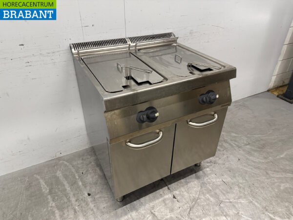 Friteuse double Electrolux en acier inoxydable 2 x 15 litres GAS Restauration – Image 3