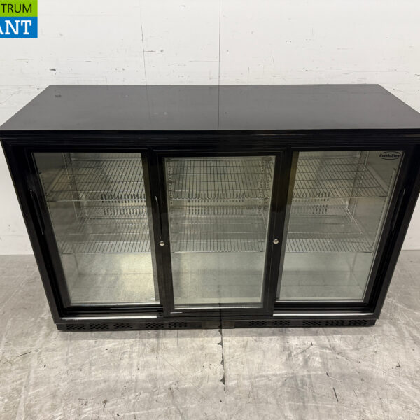 Combisteel Réfrigérateur bar 3 portes coulissantes en verre 135,5 cm 230V Horeca