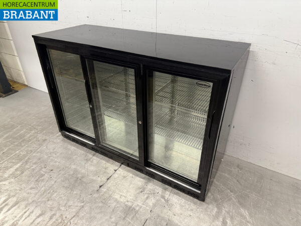 Combisteel Réfrigérateur bar 3 portes coulissantes en verre 135,5 cm 230V Horeca – Image 2