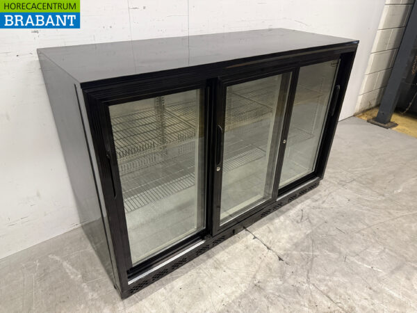 Combisteel Réfrigérateur bar 3 portes coulissantes en verre 135,5 cm 230V Horeca – Image 3