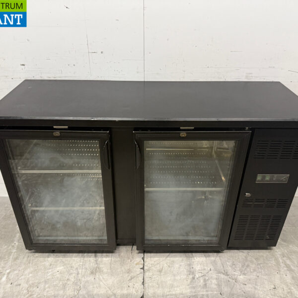 Saro Bar Cooler 2 portes battantes en verre 146 cm 230V Horeca