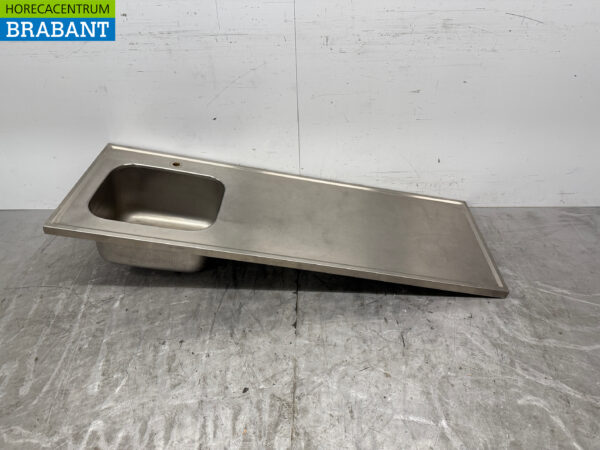 Bac d'évier en acier inoxydable Evier 180 x 70 cm Horeca