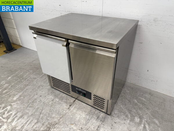 Acier inoxydable Saro Comptoir réfrigéré 2 portes 90,5 cm 230V Horeca – Image 2