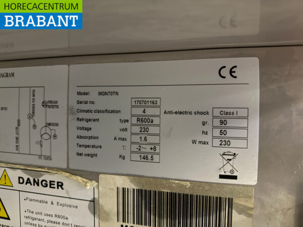 Réfrigérateur Maxxfrost en acier inoxydable 600 litres 230V Horeca – Image 5