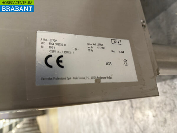 Lave-vaisselle Zanussi en acier inoxydable Lave-vaisselle avec pompe de vidange 400V Horeca – Image 6