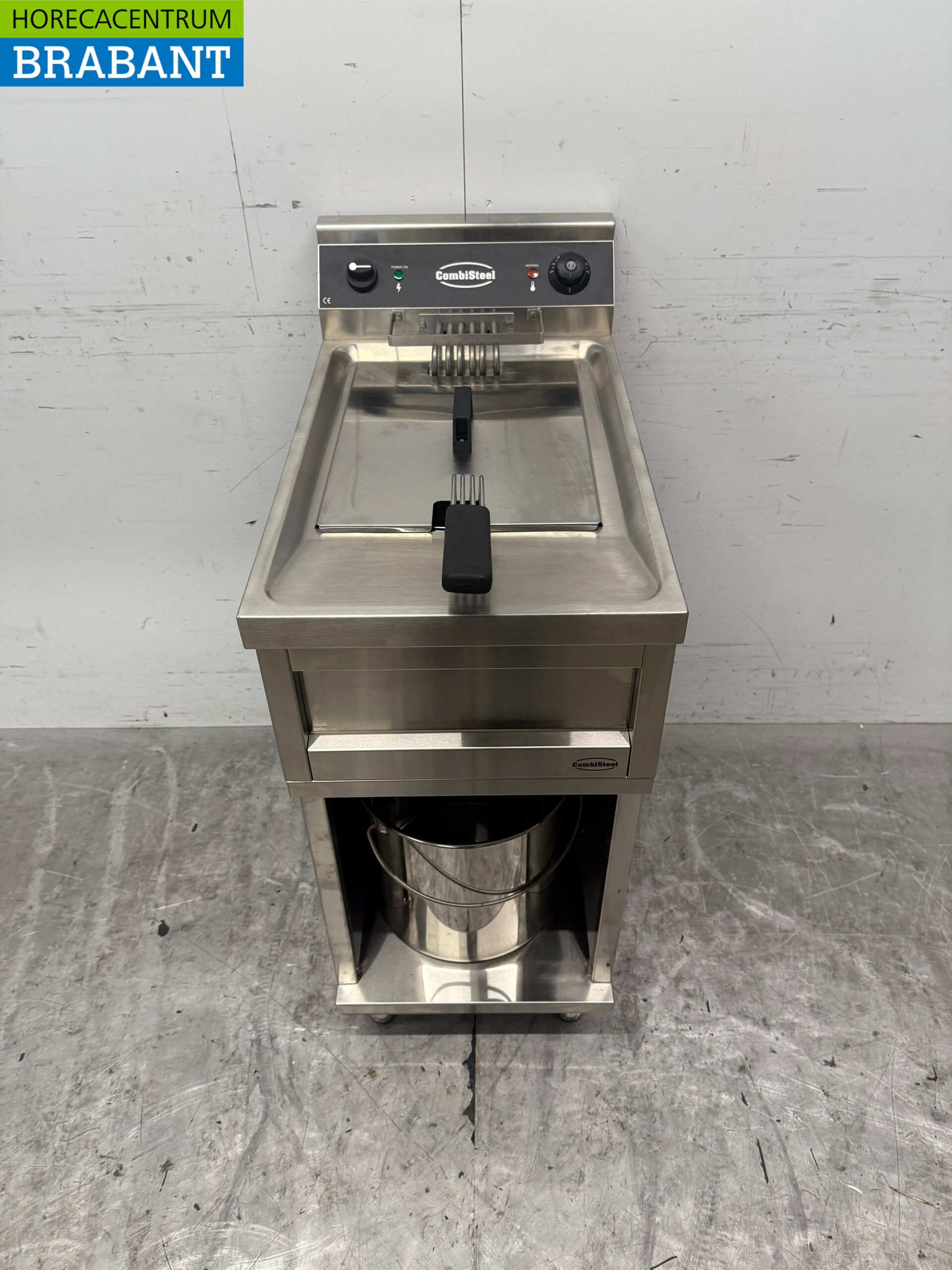 Friteuse Combisteel en acier inoxydable 12 litres 400V Horeca