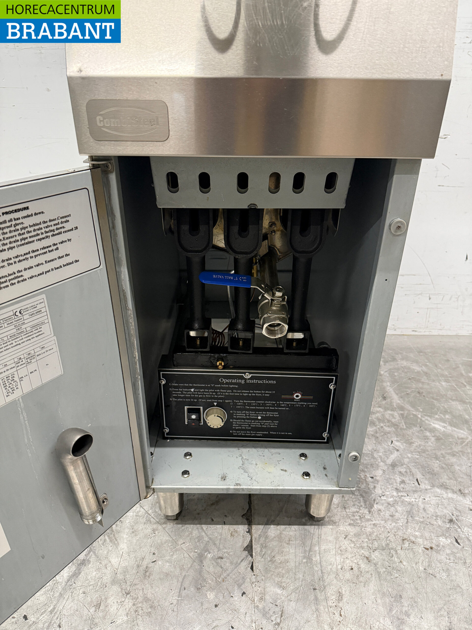 Friteuse Combisteel en acier inoxydable 21 litres GAS Restauration – Image 5