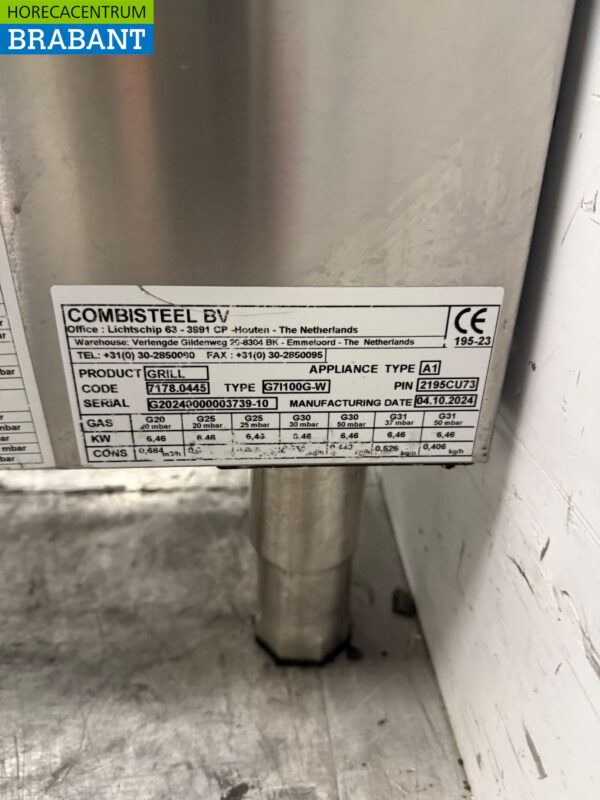 Plaque à pâtisserie lisse Combisteel en acier inoxydable 40 cm GAS Horeca – Image 6