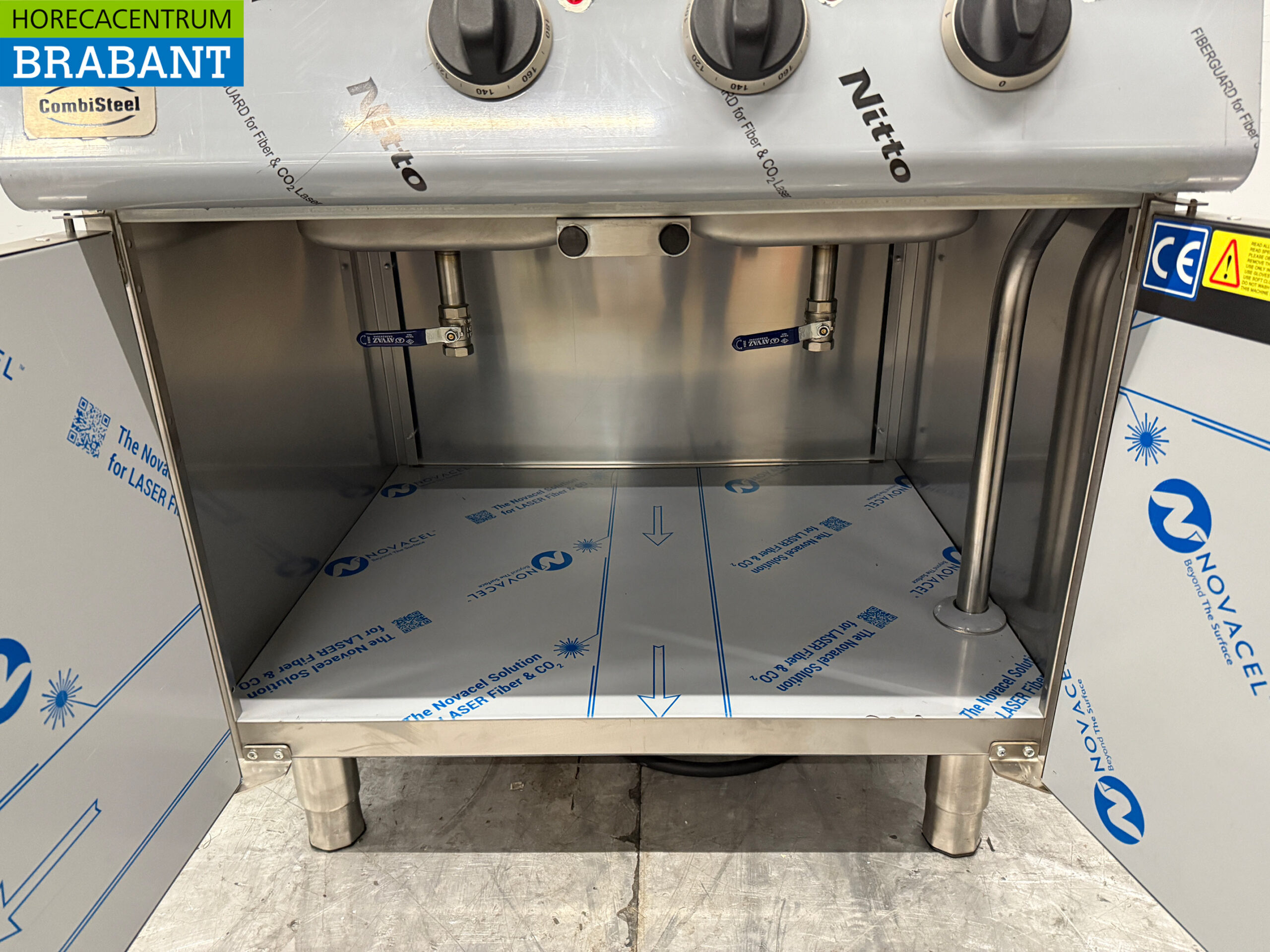 Friteuse double Combisteel en acier inoxydable 2 x 18 litres 400V Horeca – Image 5