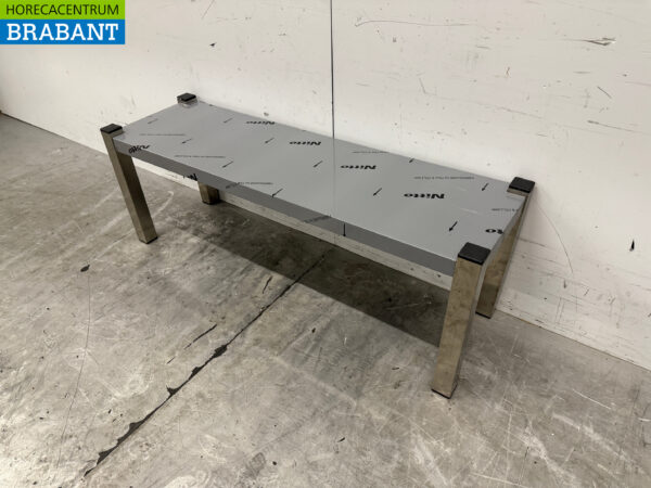 Pont d'étagère en acier inoxydable 100 x 30 x 36 cm Restauration – Image 2