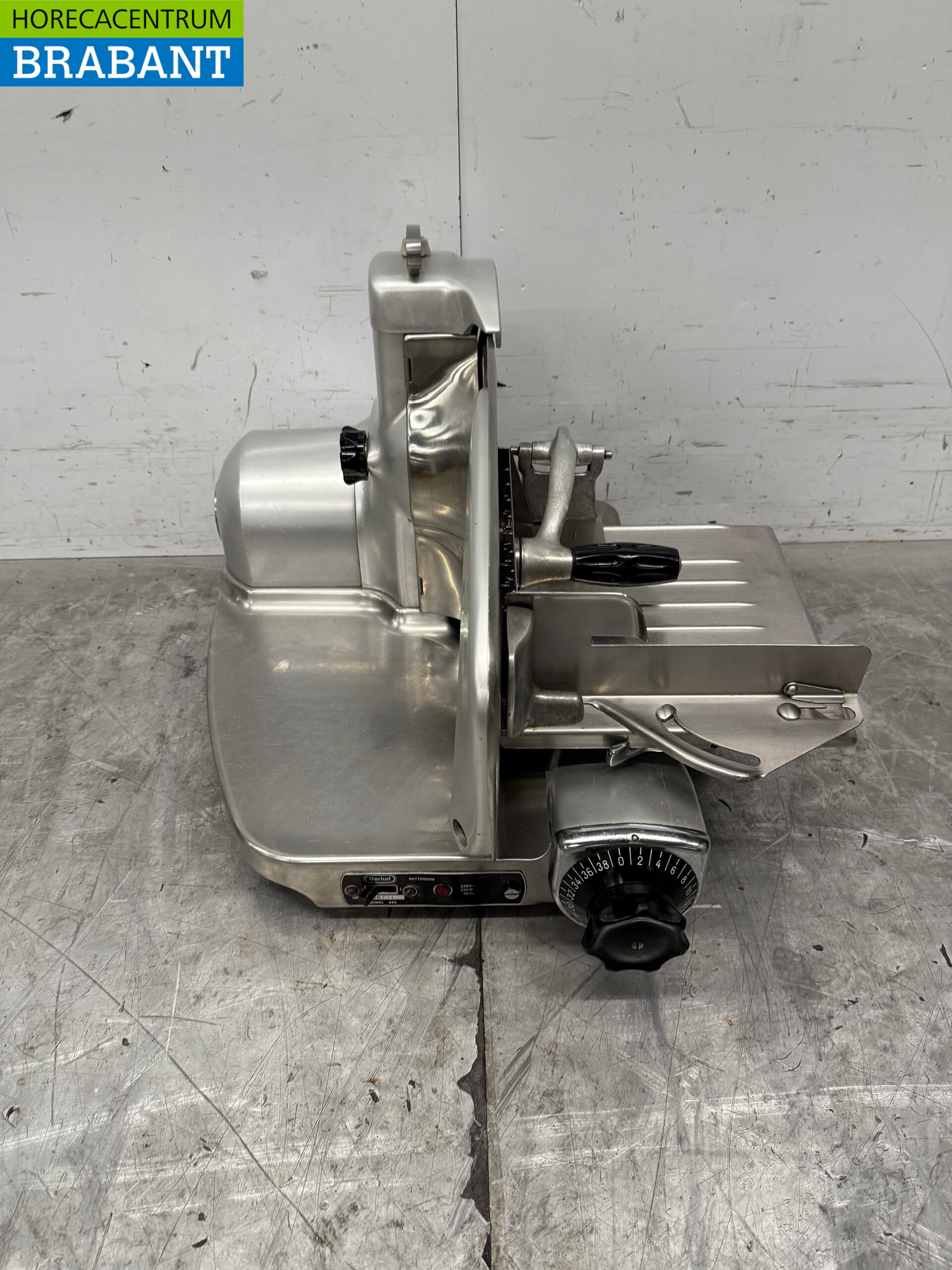 Trancheur de viande Berkel 834 en acier inoxydable Trancheur 230V Restauration Boucherie