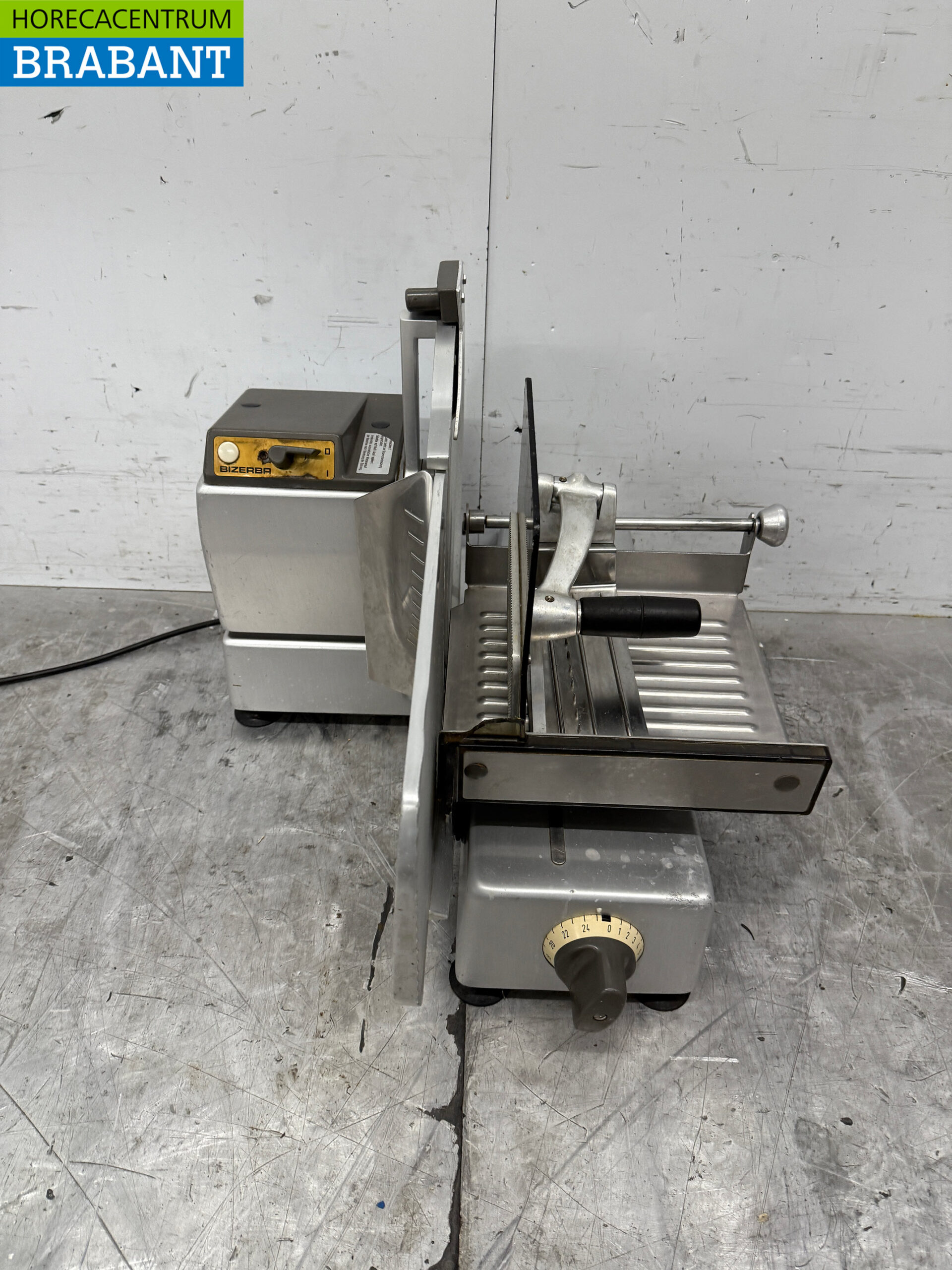 Trancheur de viande Bizerba en acier inoxydable Trancheur 230V Restauration Boucherie