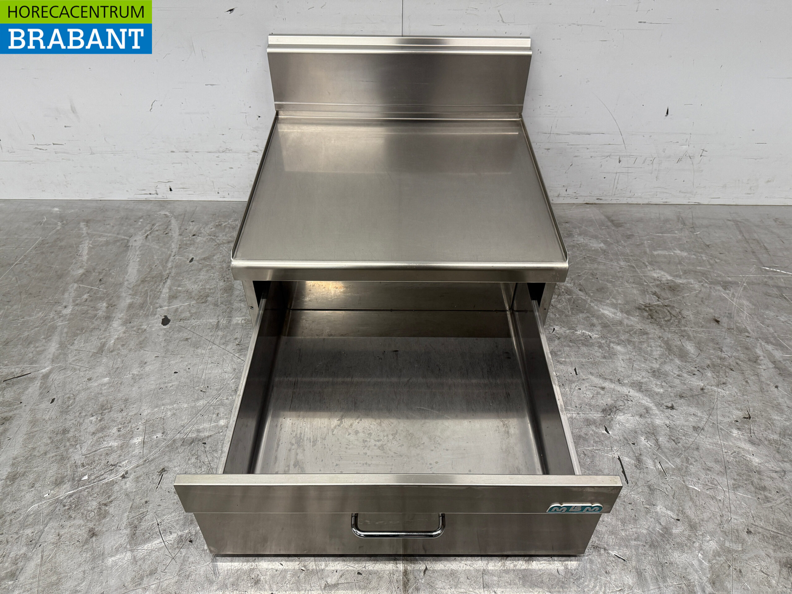 Unité de travail MBM en acier inoxydable Unité aveugle neutre 60 cm Horeca – Image 4