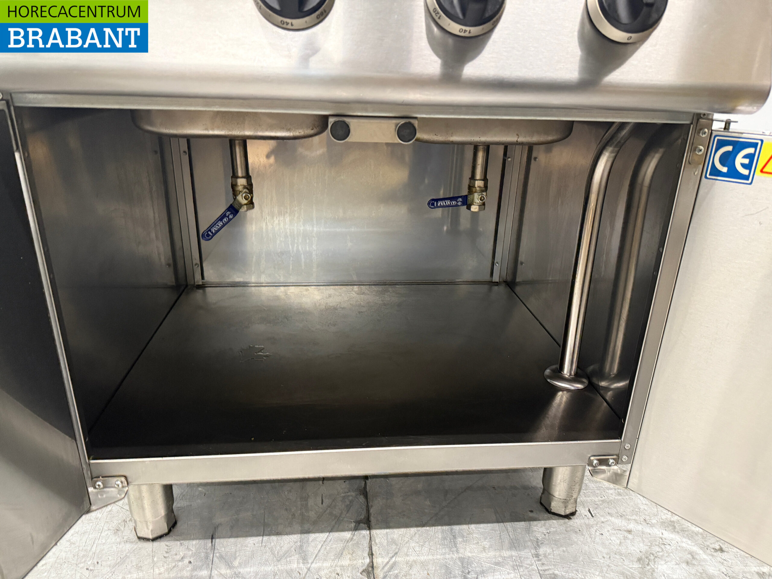 Friteuse double Combisteel en acier inoxydable 2 x 18 litres 400V Horeca – Image 5