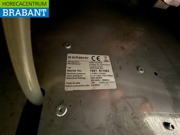 Schaerer S200 Easy Milc Machine à café Machine à café 230V Horeca – Image 6