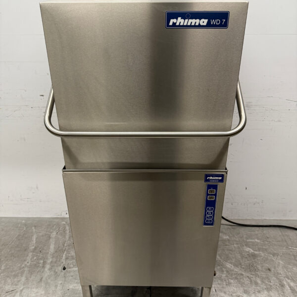 Lave-vaisselle coulissant Rhima WD-7 en acier inoxydable 400V Restauration
