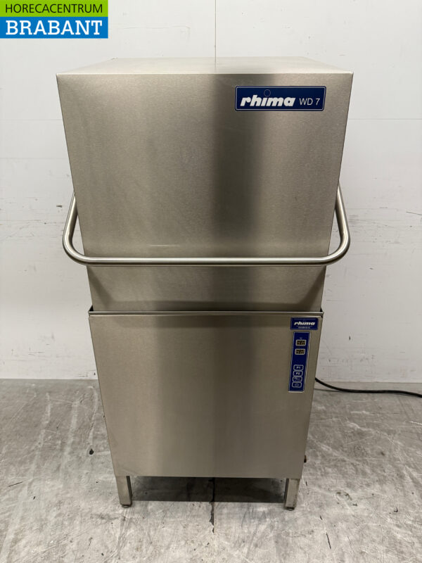 Lave-vaisselle coulissant Rhima WD-7 en acier inoxydable 400V Restauration