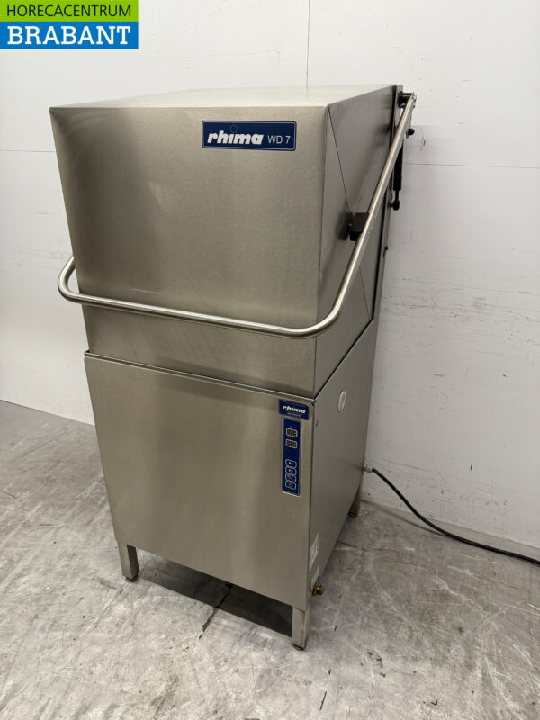 Lave-vaisselle coulissant Rhima WD-7 en acier inoxydable 400V Restauration – Image 2