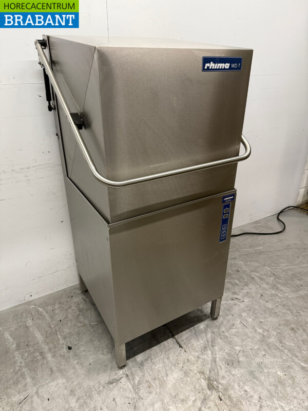 Lave-vaisselle coulissant Rhima WD-7 en acier inoxydable 400V Restauration – Image 3